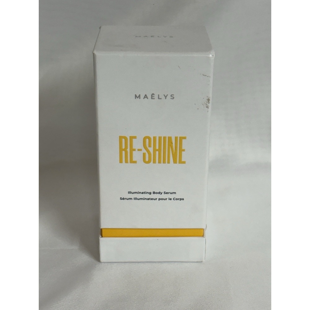MAELYS RE-SHINE Illuminating Body Serum - 3.5 oz/100 g - New in Box - Sealed